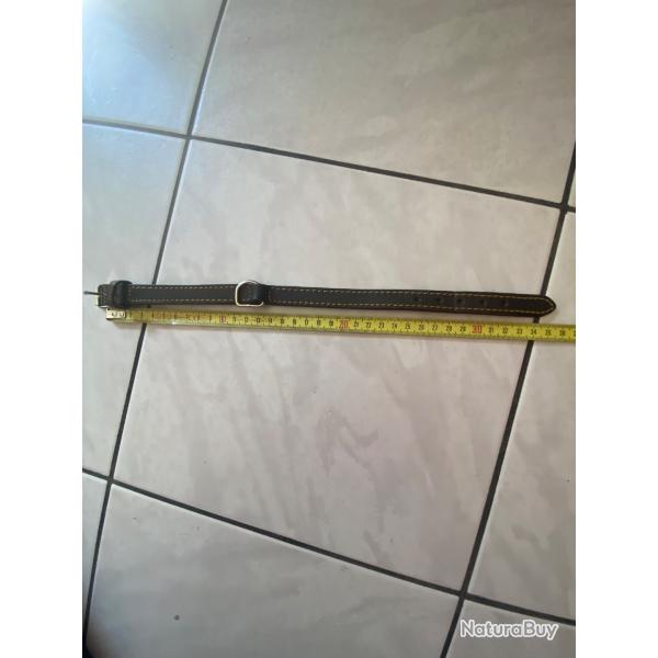 Collier cuir 35 cm