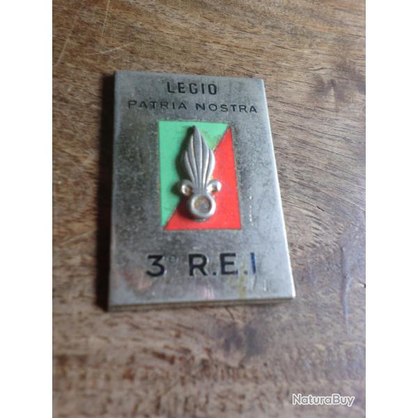 insigne 3� R.E.I   r�giment  infanterie  l�gion �trang�re