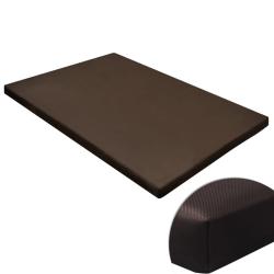 Tapis pour chien plat et carr&eacute; marron M