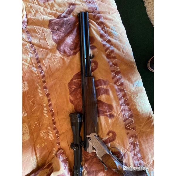 VEND MIXTE CHAPUIS SUPER ORION CAL 12/70 ET 7X65R AVEC LUNETTE SMIDT&BENDER 1.5-6X42