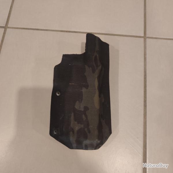Holster TPX rigide MOLLE multicam noir