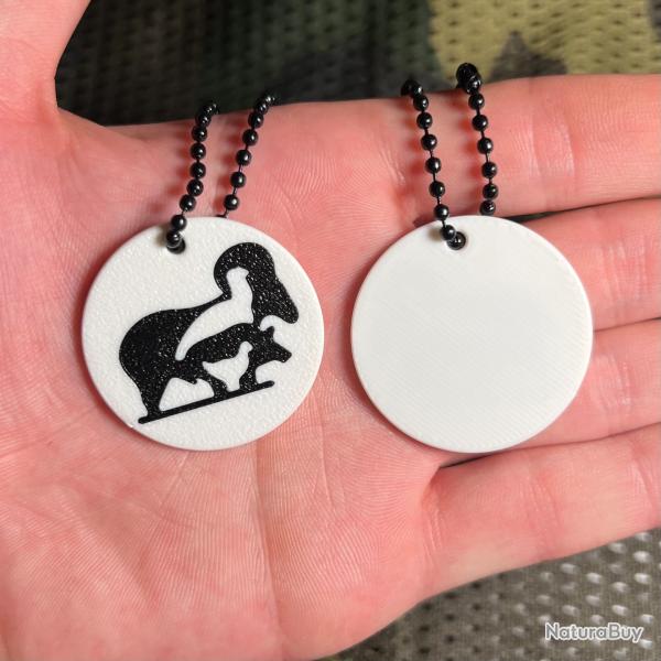 Porte-cls Silhouettes combines (recto)