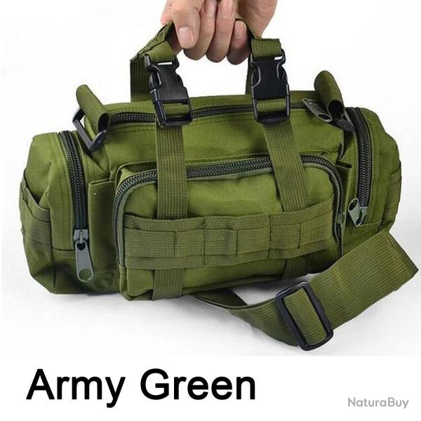Sac de Taille Multifonctionnel Camouflage - Sport, Randonne & Plein Air Vert