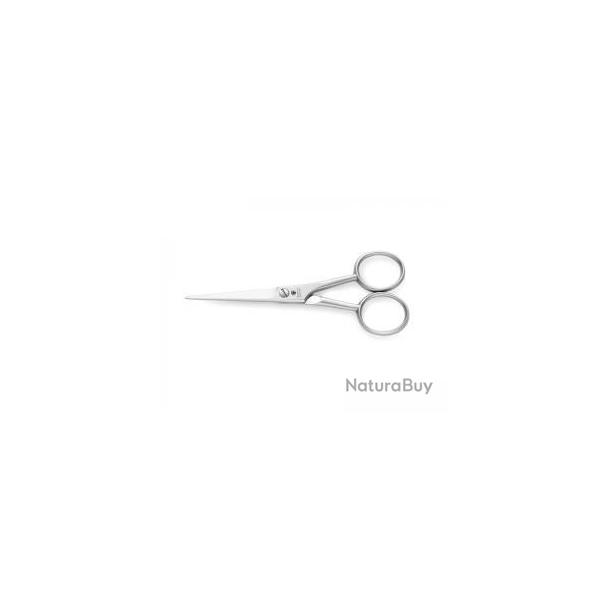 Ciseaux  moustache Dovo, 11 cm droits, une lame micro-dente, inox satin.