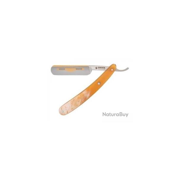 Rasoir DOVO 5/8 vid, lame acier carbone manche corne.