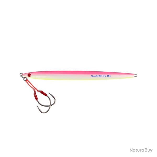 Jig Mtallique Mustad Mezashi Slim 100g 100g Glow Pink