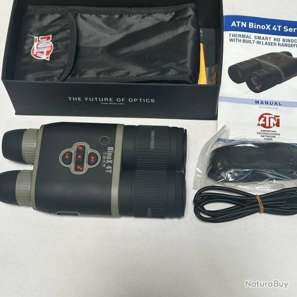ATN BINOX 4T 384x288 2-8x Smart HD Thermal Jumelles de chasse avec t�l�m�tre laser, vid�o d'occasion