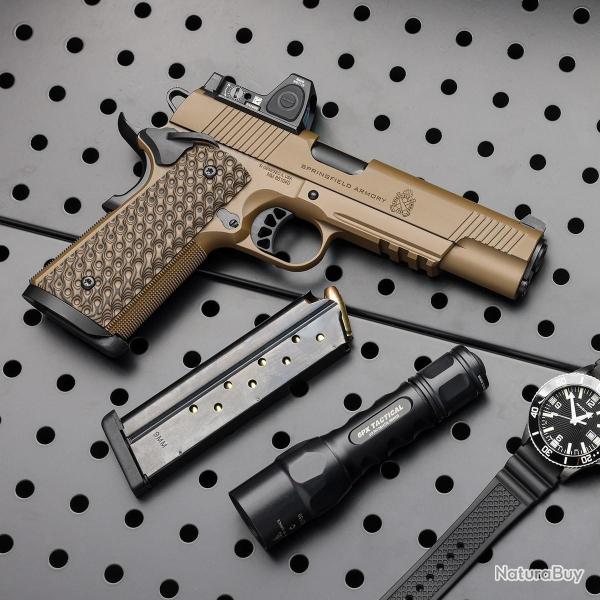 Pistolet SPRINGFIELD Armory 1911 TRP AOS Coyote Brown - 5" - 45 ACP