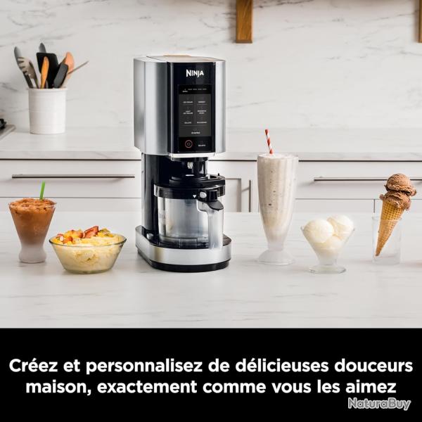 CREAMi machine � cr�me glac�e et � desserts glac�s, 7 programmes, glac�e, gelato, sorbet - 1,4L