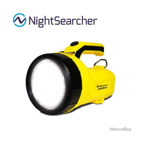 Projecteur Rechargeable Nightsearcher Sigma RSL 370 Lumens - ATEX - Zone 0 - Batterie Li-ion