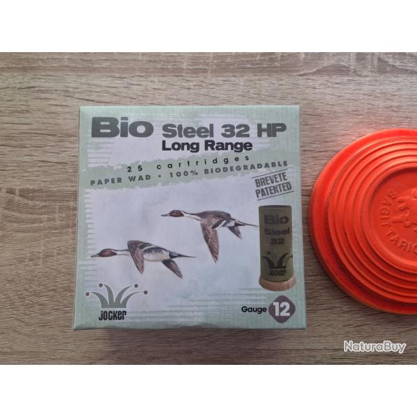JOKER Bourre Bio acier HP 32gr 12/70 - (Vendu au carton de 250) - Livraison Offerte !