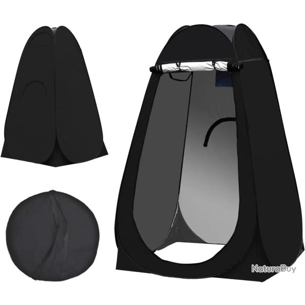 Tente de Toilette Pop Up Camping Anti-UV, Tente de Douche Portable pour Plage Pche Randonne Bain L