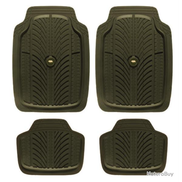 TAPIS VOITURE PVC TREAD KAKI COMPLET - HV DVPT