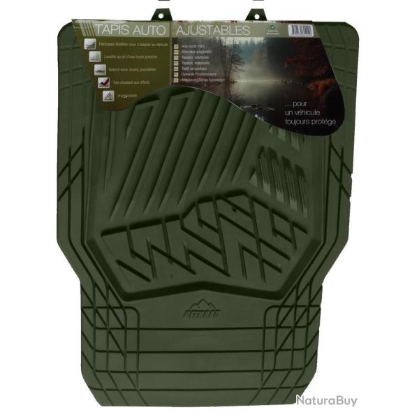 TAPIS VOITURE AVANT X2 OFF ROAD - Kaki - HV DVPT