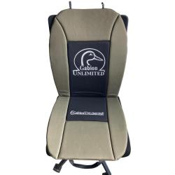 COUVRE SIEGE KAKI BRODE GU - GABION UNLIMITED