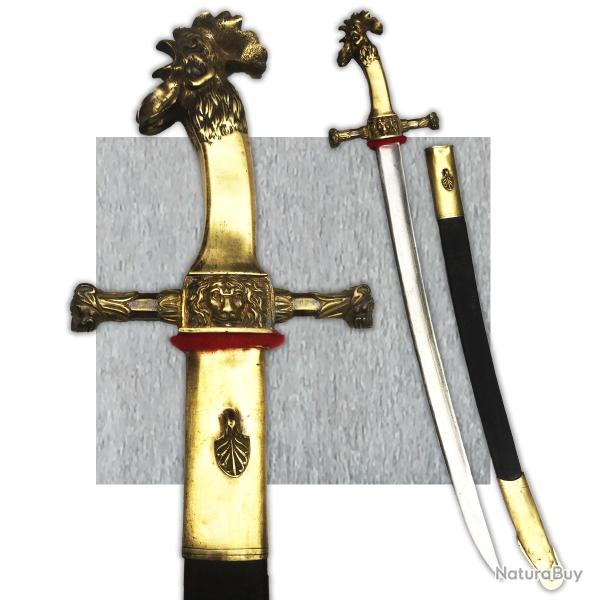 1810-1814 RARE SABRE FRANCAIS DES SAPEURS DU EMPIRE TYPE NAPOLEON 1ER XIX ORIGINAL