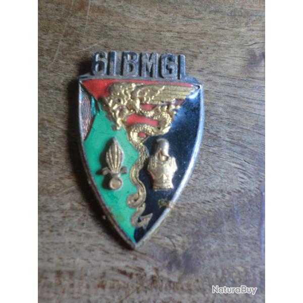 insigne 61� BMGL  bataillon mixte g�nie l�gion  / drago paris
