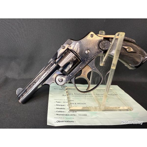 SUPERBE SMITH & WESSON DA SAFETY 2nd MODLE cal. 32sw short