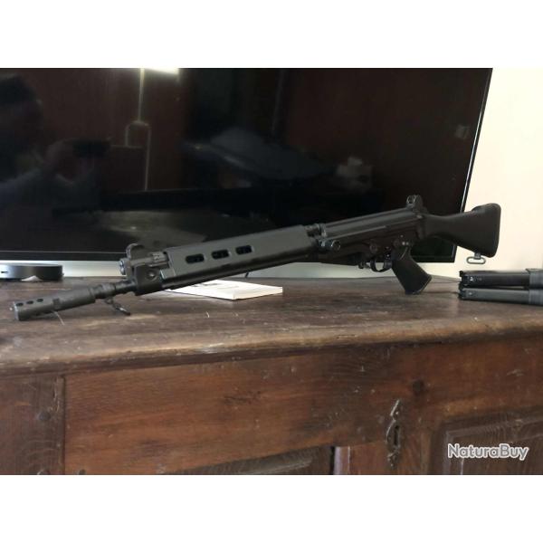 FAL DS Arms SA58, m�trique, 308W. 7.62x51, Canon 16 pouces/41cm.