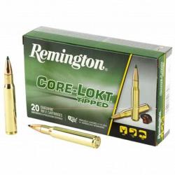 Cartouches REMINGTON CORE LOKT TIPPED calibre 30-06 180gr x20