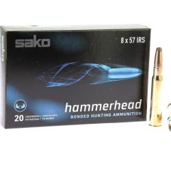 Cartouches SAKO calibre 8X57JRS HAMMERHEAD SP 200GR x20