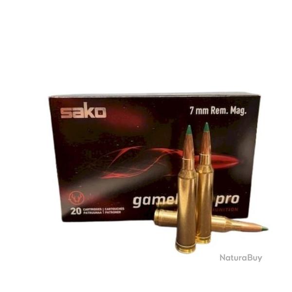 Cartouches SAKO calibre 7RM GAMEHEAD PRO TSP 165 grs x20