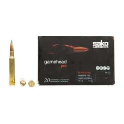 Cartouches SAKO GAMEHEAD PRO TSP calibre 30-06 sprg 165grs x20