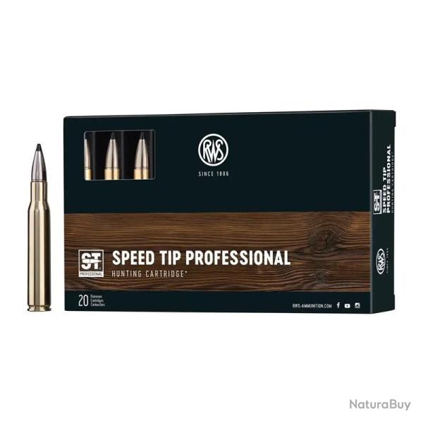 Cartouche RWS calibre 308WIN ST 10.7g 165grs SHORT RIFLE x20