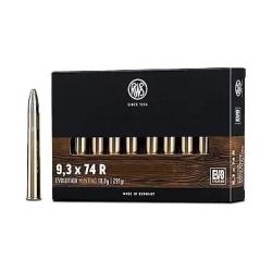 Cartouches RWS calibre 9.3X74R EVOLUTION 18.8g 291grs x20