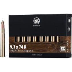 Cartouches RWS calibre 9.3X74R KS 16g 247grs x20