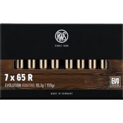 Cartouches RWS calibre 7X65R EVO 10.3g 159grs x20