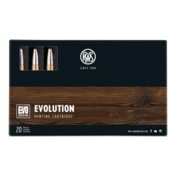 Cartouches RWS calibre 7MM REM MAG Evolution 10.3g 159grs x20