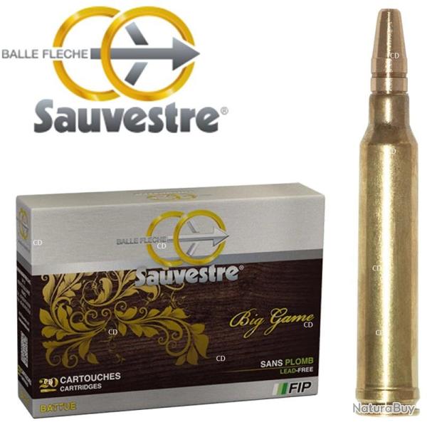 Cartouches SAUVESTRE calibre 7X64 FIP 9.55g 48grs x20