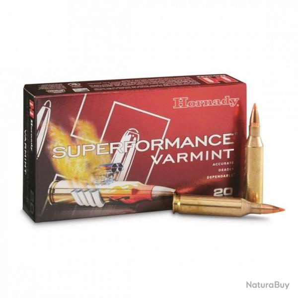 Cartouche HORNADY calibre 204 RUGER SST 40g x20