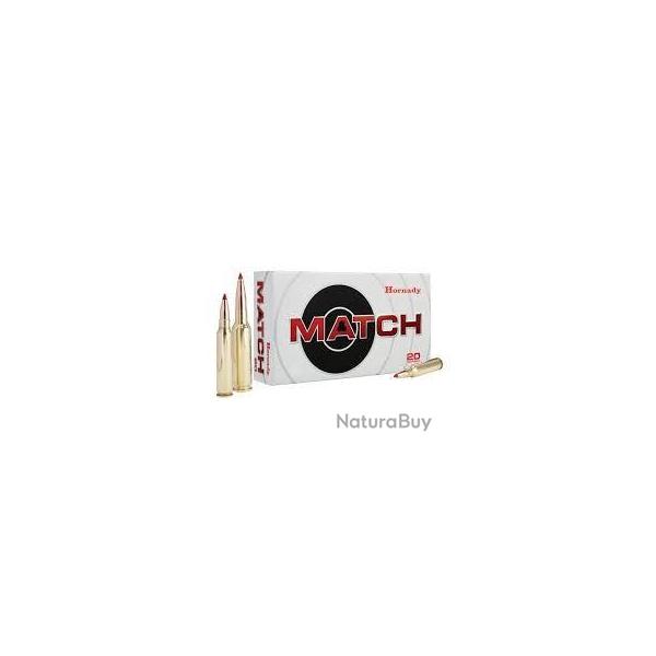 Cartouches HORNADY calibre 6.5 CREEDMOOR 140grs ELD MATCH x20