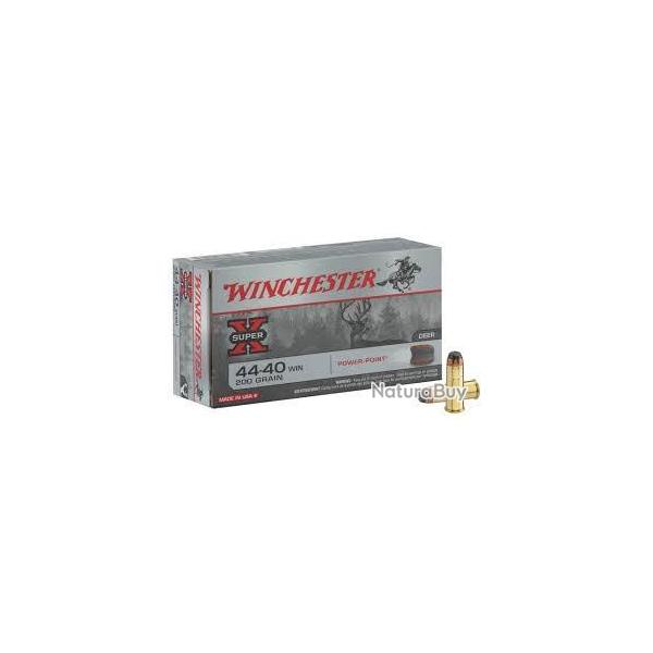 Cartouches WINCHESTER calibre 44-40 win 200grs x50
