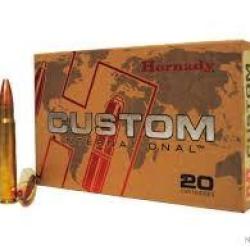 Cartouches HORNADY calibre 9.3X62 CUSTOM 286GR x20