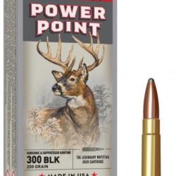 Cartouches WINCHESTER calibre 300 BLK POWER-POINT 150 GR X20