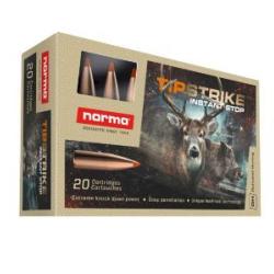 Cartouches NORMA calibre 30-06 TIPSTRIKE 11g 170grs x20