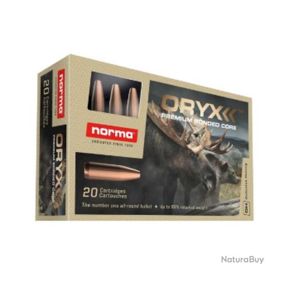 Cartouches NORMA calibre 7X64 ORYX 170Grs 11g x20
