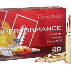Cartouches HORNADY CALIBRE 308 WIN SST 165GR X20