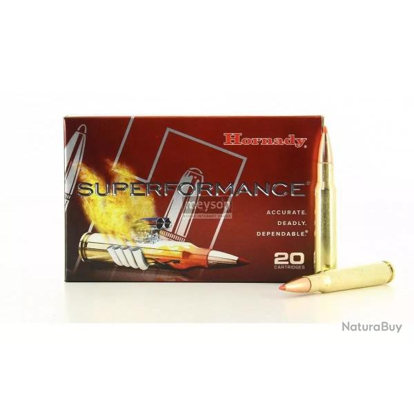 Cartouches HORNADY calibre 30-06 150G SST SPF X20