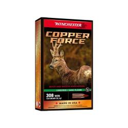 Cartouches WINCHESTER calibre 30-06 COOPER FORCE 125grs SANS PLOMB x20