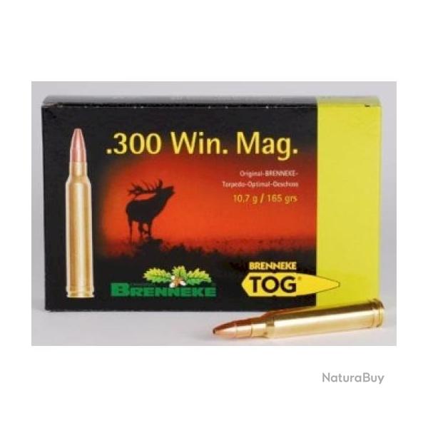 Cartouches BRENEKKE calibre 300WM TOG 0.7g 165grs x20
