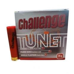 Cartouches TUNET CHALLENGE calibre 28 70mm BJ 21g n&deg;7.5 x25