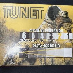 Cartouches TUNET calibre 16/67mm DISPERSANTE 28g n&deg;6 x10