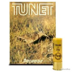 Cartouches TUNET BECASSE calibre 20/70mm 28g BJ n&deg;10/8 x10