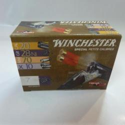 Cartouches WINCHESTER SPECIAL Petit Calibre 20/70mm 28g N&deg;8 x10