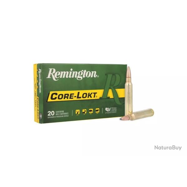 Cartouches REMINGTON 300WM 180GR CORE LOKT x20