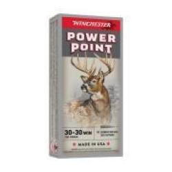 Cartouches WINCHESTER calibre 30-30 150grs POWER POINT x20